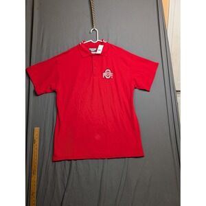 Profile Varsity Ohio State Buckeyes Red Polo Shirt Mens 2XL